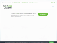 Tablet Screenshot of hary-janson.pl